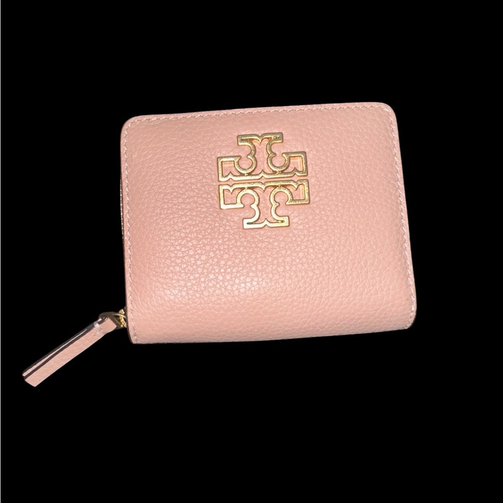 TORY BURCH NWT BRITTEN BIFOLD WALLET IN LIGHT MEADOWSWEET